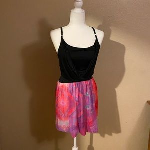 Say What Spaghetti Strap Cowl Dress